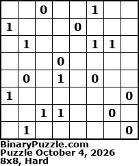 Binary Puzzle