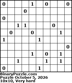 Binary Puzzle