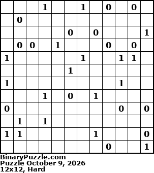Binary Puzzle