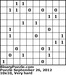 Binary Puzzle