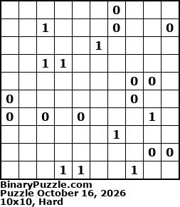 Binary Puzzle