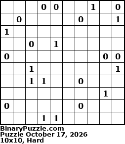 Binary Puzzle