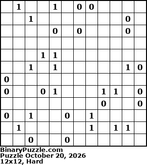 Binary Puzzle