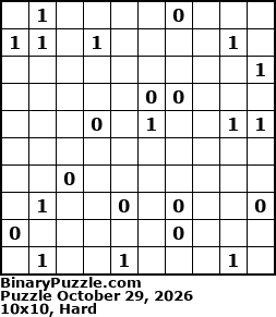 Binary Puzzle