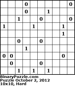 Binary Puzzle