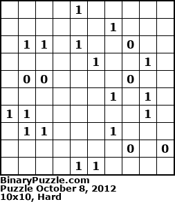 Binary Puzzle