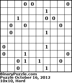 Binary Puzzle