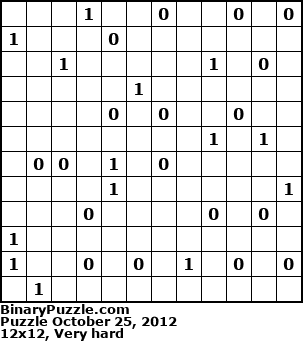 Binary Puzzle