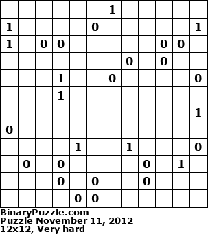 Binary Puzzle