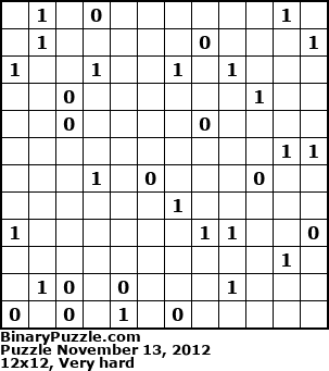 Binary Puzzle