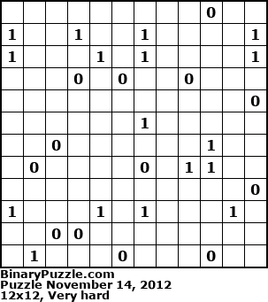 Binary Puzzle
