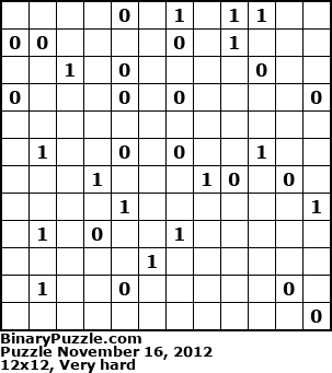 Binary Puzzle