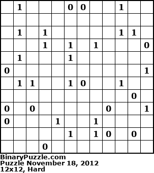 Binary Puzzle