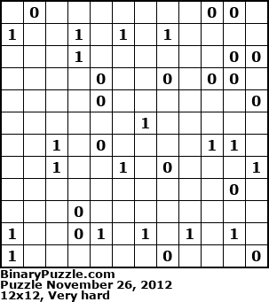 Binary Puzzle