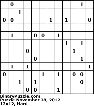 Binary Puzzle