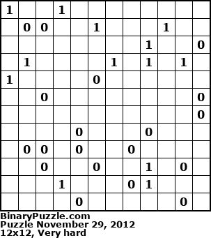 Binary Puzzle