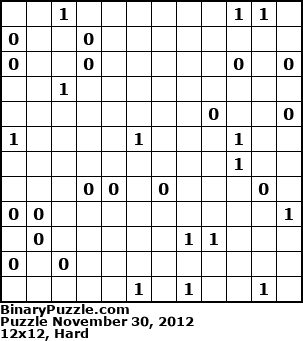 Binary Puzzle