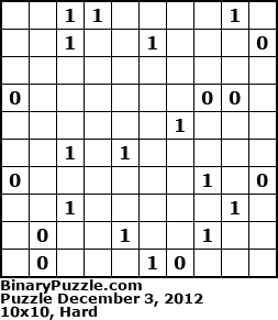 Binary Puzzle