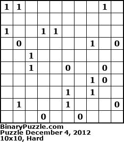 Binary Puzzle