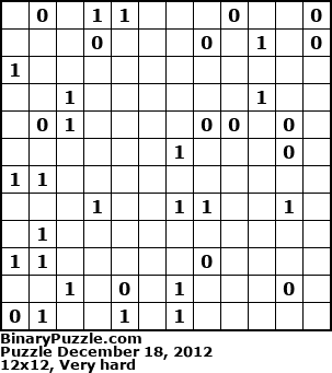Binary Puzzle