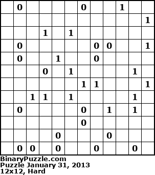 Binary Puzzle