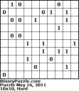 Binary Puzzle