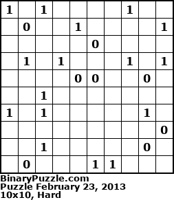 Binary Puzzle