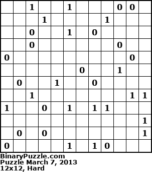Binary Puzzle