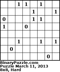 Binary Puzzle