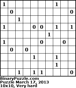 Binary Puzzle