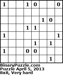 Binary Puzzle