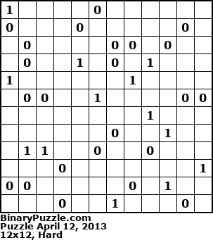Binary Puzzle