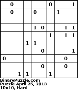 Binary Puzzle
