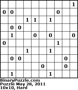 Binary Puzzle