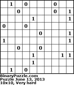 Binary Puzzle