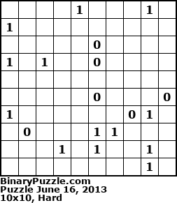 Binary Puzzle