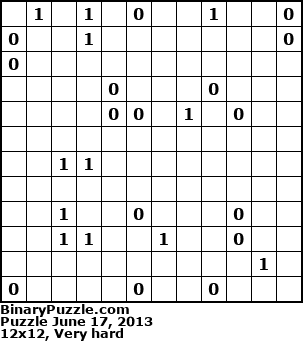 Binary Puzzle