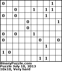 Binary Puzzle
