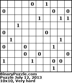 Binary Puzzle