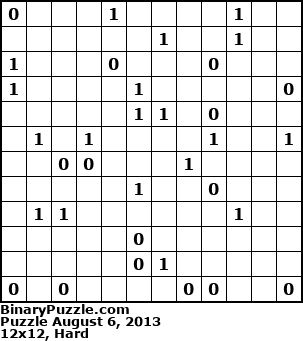 Binary Puzzle