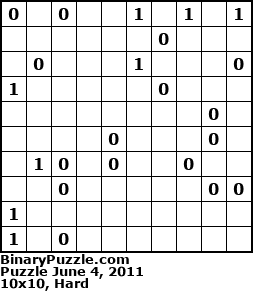 Binary Puzzle