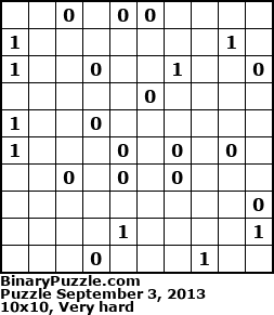 Binary Puzzle