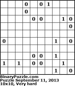 Binary Puzzle