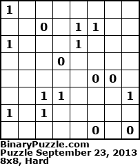 Binary Puzzle