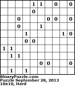 Binary Puzzle