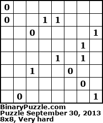 Binary Puzzle