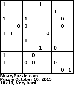 Binary Puzzle