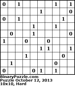 Binary Puzzle