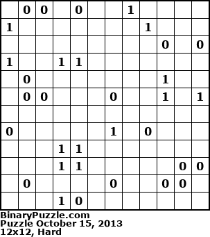 Binary Puzzle