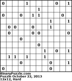 Binary Puzzle